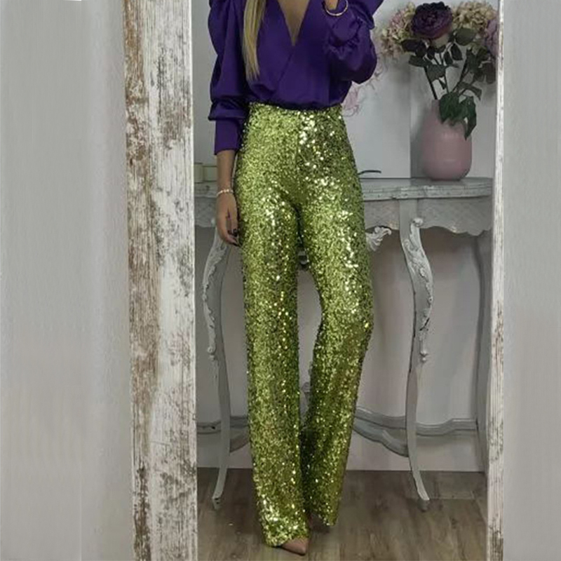 Summer Clothing Wraps - BKLD Party Glitter กางเกง Casual Slim