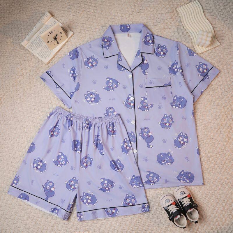Summer Clothing Stores - เก็นชิน อิมแพ็ค วันเดอร์เรอร์คอสเพลย์เครื่องแต่งกายฤดูร้อนแขนยาวชุดนอนชุดนักเรียนอะนิเมะชายหญิงสวมใส่ของขวัญฮาโลวีน