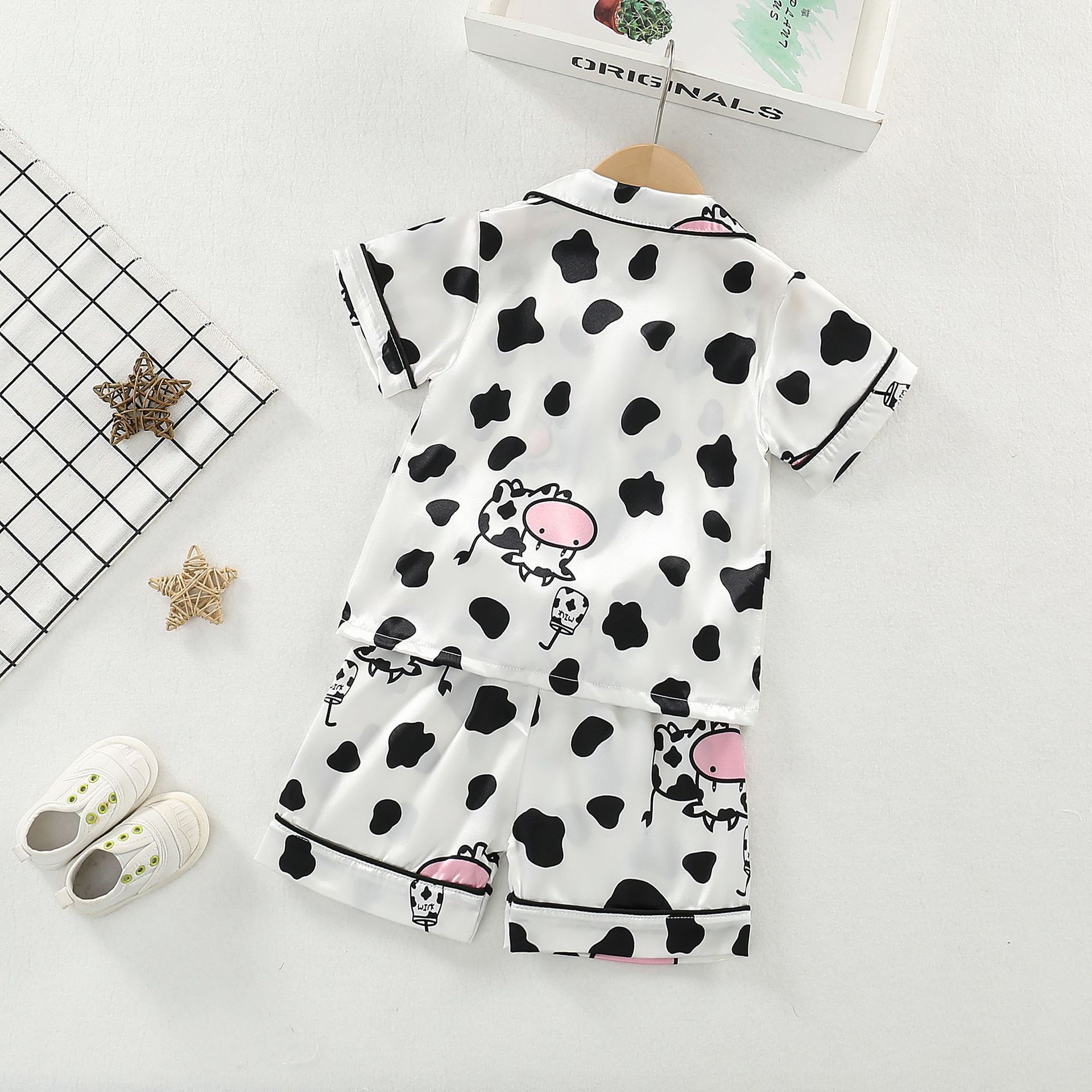 ชุดนอนเด็กชายหญิงฤดูร้อน เสื้อ - Summer Clothing Baby Girl บทวิจารณ์และราคา