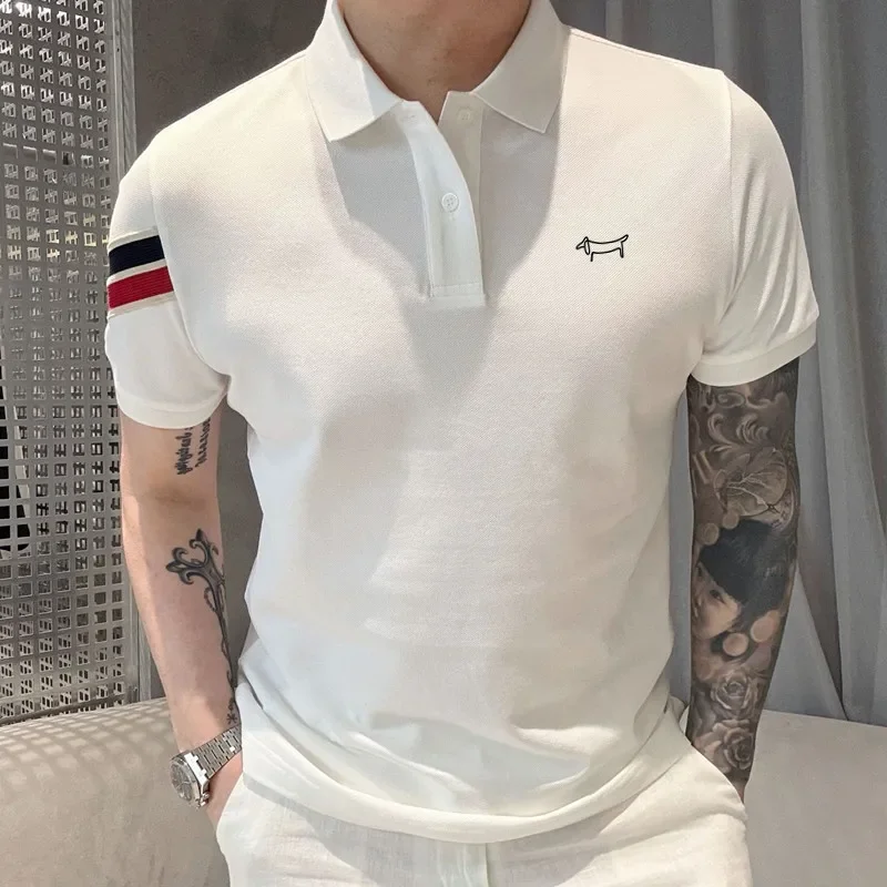 เสื้อกอล์ฟผู้ชาย เสื้อโปโลแฟชั - Summer Clothing Brands บทวิจารณ์และราคา