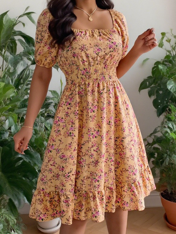 ชุดเดรสผู้หญิงทรงเอ สไตล์ฤดูร้ - Summer Clothing Pakistan บทวิจารณ์และราคา