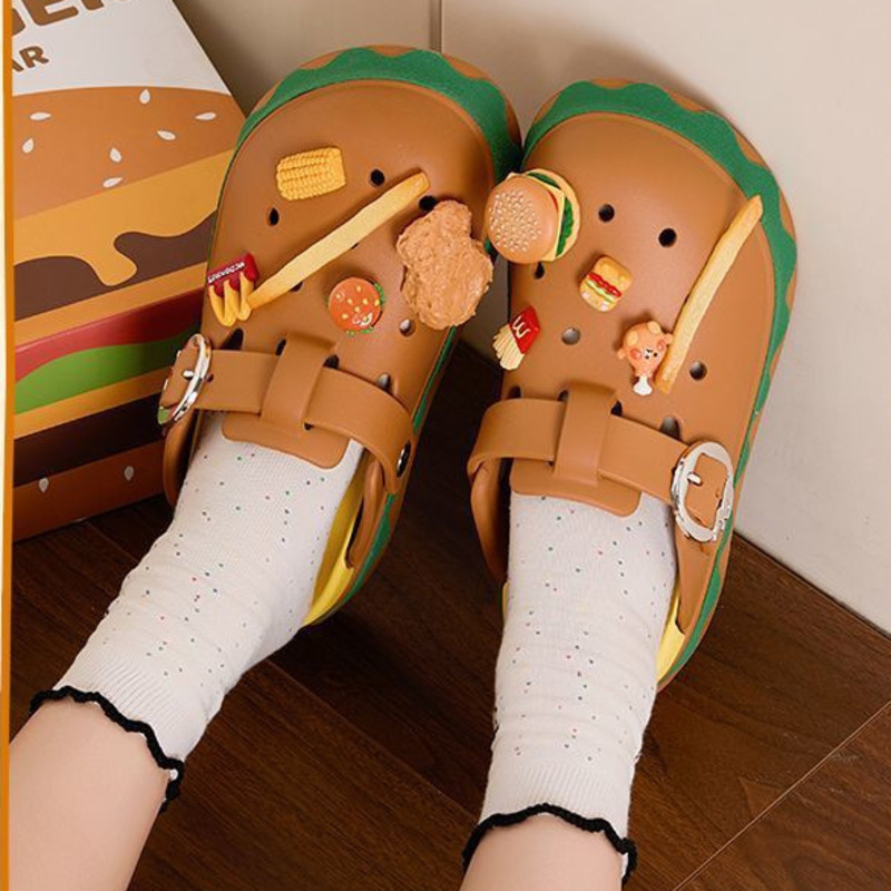 ตลกแฮมเบอร์เกอร์ฤดูร้อนรองเท้า - Summer Clothing Wraps บทวิจารณ์และราคา