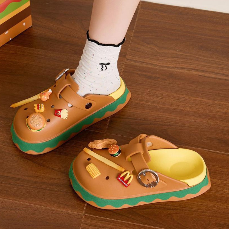 ตลกแฮมเบอร์เกอร์ฤดูร้อนรองเท้า - Summer Clothing Wraps บทวิจารณ์และราคา
