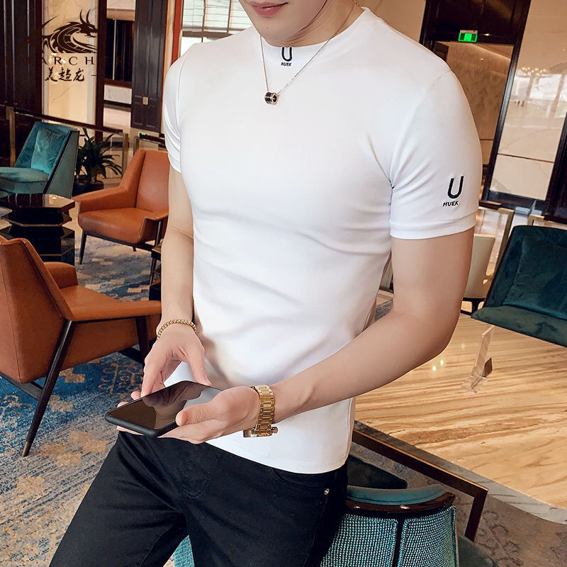 สีดำ T เสื้อผู้ชายเสื้อผ้าธรรม - Summer Clothing Wholesale บทวิจารณ์และราคา