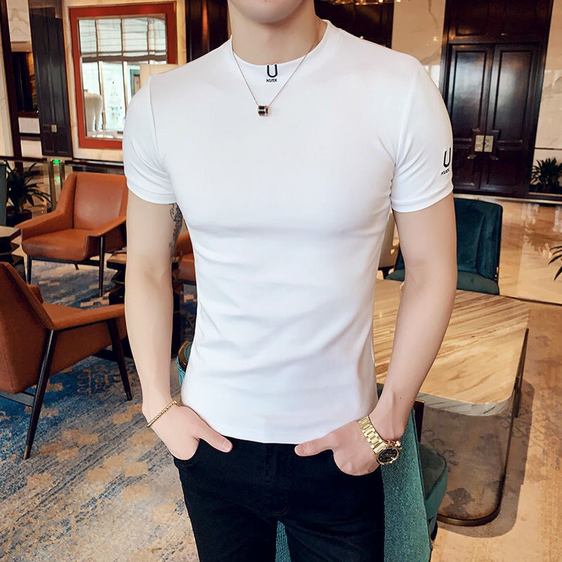 สีดำ T เสื้อผู้ชายเสื้อผ้าธรรม - Summer Clothing Wholesale บทวิจารณ์และราคา
