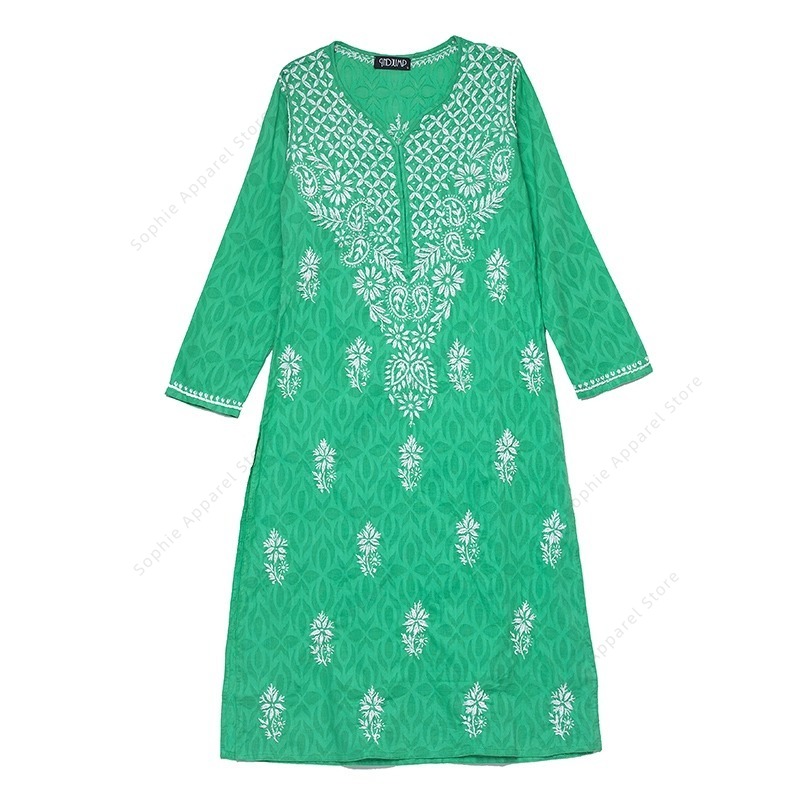 ผู้หญิงปัก Kurti อินเดีย/ปากีส - Summer Clothing Pakistan บทวิจารณ์และราคา