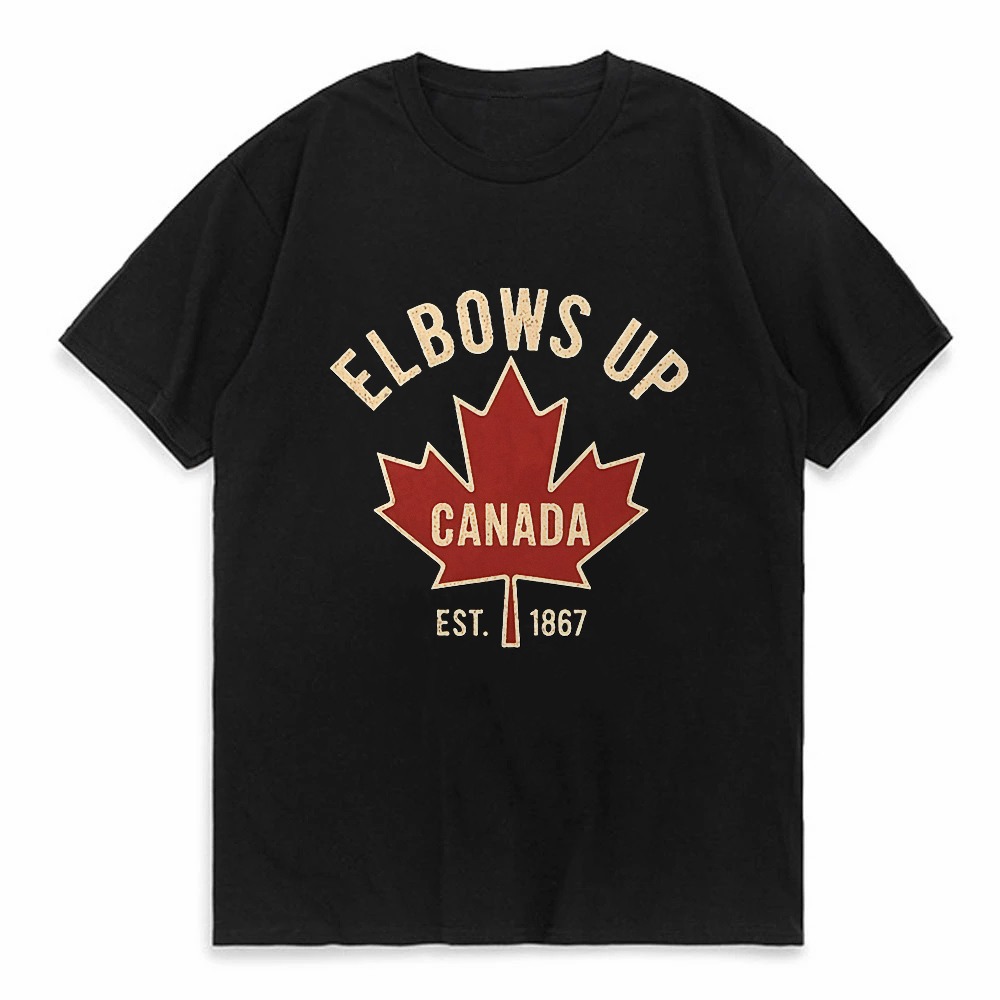เสื้อยืด Elbows Up Canada สำหร - Summer Clothing Women Canada บทวิจารณ์และราคา