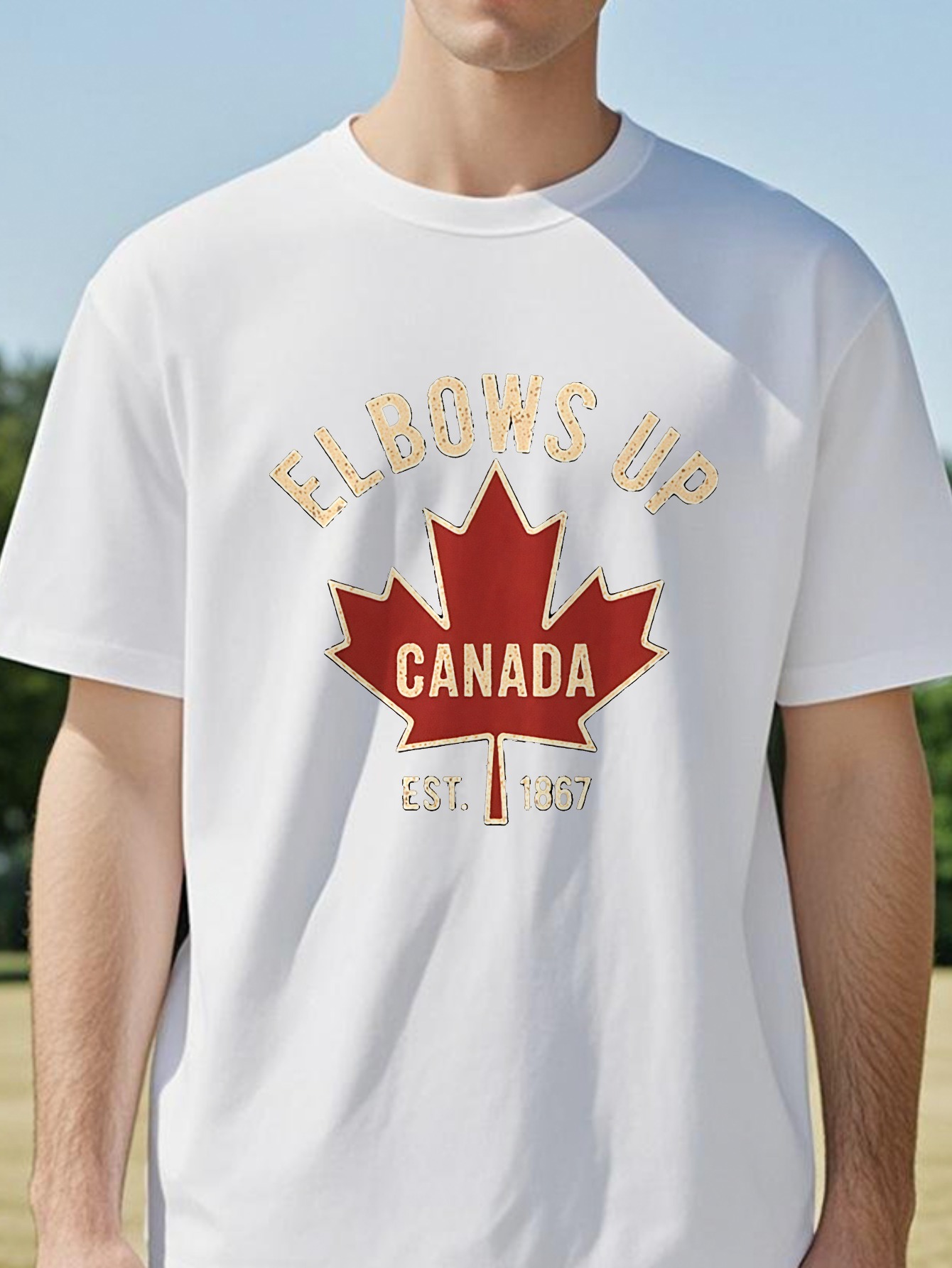 เสื้อยืด Elbows Up Canada สำหร - Summer Clothing Women Canada บทวิจารณ์และราคา